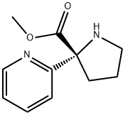 Proline, 2-(2-pyridinyl)-, methyl ester Structure