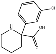 2-Piperidinecarboxylic acid, 2-(3-chlorophenyl)- Structure