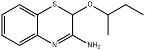 2H-1,4-Benzothiazin-3-amine, 2-(1-methylpropoxy)- Structure