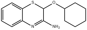 2H-1,4-Benzothiazin-3-amine, 2-(cyclohexyloxy)- Structure