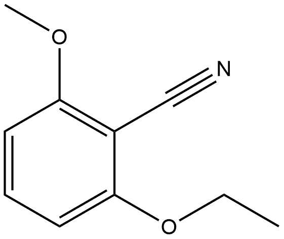 2-Ethoxy-6-methoxybenzonitrile Structure