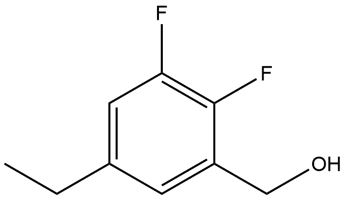 5-Ethyl-2,3-difluorobenzenemethanol Structure