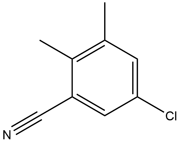 5-Chloro-2,3-dimethylbenzonitrile Structure