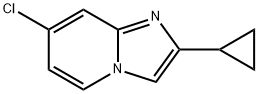 7-chloro-2-cyclopropylimidazo[1,2-a]pyridine 구조식 이미지