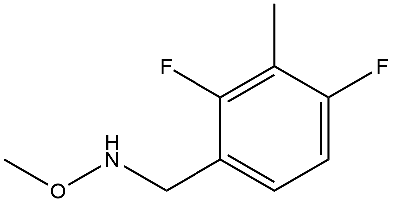 2,4-Difluoro-N-methoxy-3-methylbenzenemethanamine Structure