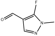 5-fluoro-1-methyl-1H-pyrazole-4-carbaldehyde Structure