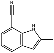 1H-Indole-7-carbonitrile, 2-methyl- Structure