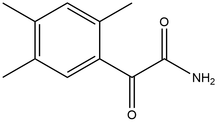 2,4,5-Trimethyl-α-oxobenzeneacetamide Structure