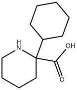 2-Piperidinecarboxylic acid, 2-cyclohexyl- Structure