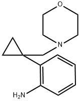 2-(1-(morpholinomethyl)cyclopropyl)aniline Structure