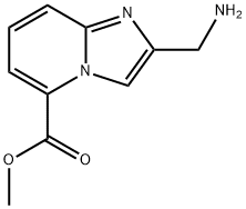 methyl 2-(aminomethyl)imidazo[1,2-a]pyridine-5-carboxylate Structure