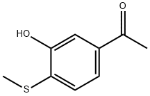 3'-Hydroxy-4'-(methylthio)acetophenone Structure