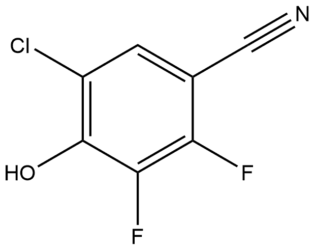 5-Chloro-2,3-difluoro-4-hydroxybenzonitrile Structure