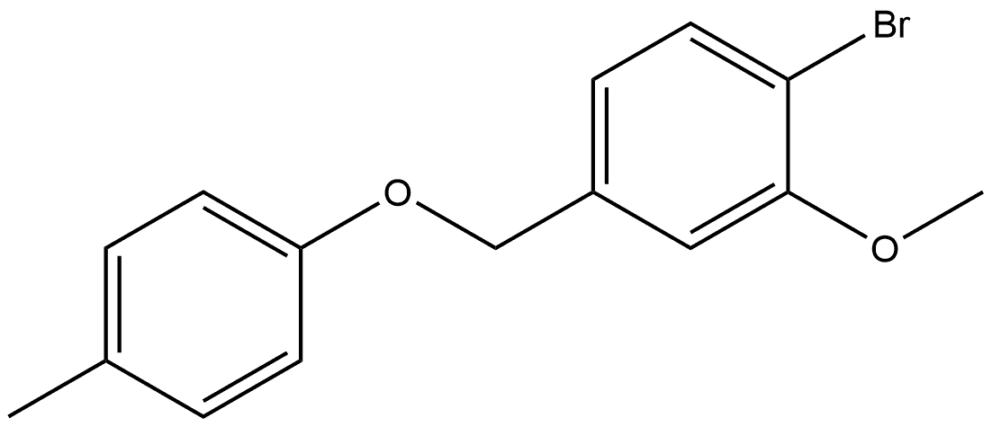 1-Bromo-2-methoxy-4-[(4-methylphenoxy)methyl]benzene Structure