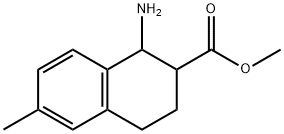 methyl 1-amino-6-methyl-1,2,3,4-tetrahydronaphthalene-2-carboxylate 구조식 이미지