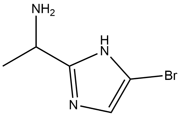 1-(4-bromo-1H-imidazol-2-yl)ethan-1-amine Structure