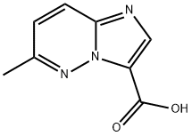 6-Methylimidazo[1,2-b]pyridazine-3-carboxylic acid 구조식 이미지