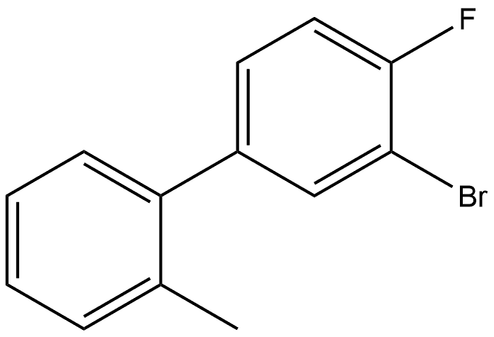 3'-Bromo-4'-fluoro-2-methyl-1,1'-biphenyl Structure