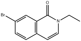 7-bromo-2-ethyl-1,2-dihydroisoquinolin-1-one Structure