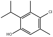 Phenol, 4-chloro-3,5-dimethyl-2-(1-methylethyl)- Structure