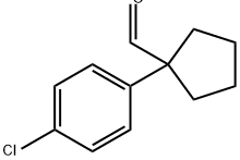 Cyclopentanecarboxaldehyde, 1-(4-chlorophenyl)- Structure