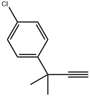 1-chloro-4-(2-methylbut-3-yn-2-yl)benzene Structure