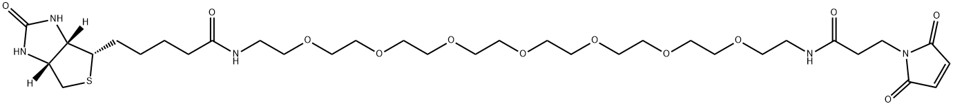 Biotin-PEG7-Mal 구조식 이미지