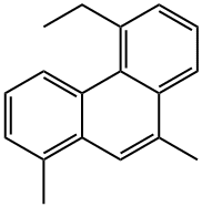 Phenanthrene, 5-ethyl-1,9-dimethyl- Structure