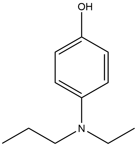 Phenol, 4-(ethylpropylamino)- Structure