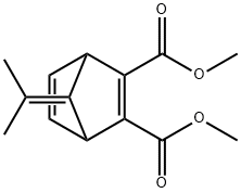 Bicyclo[2.2.1]hepta-2,5-diene-2,3-dicarboxylic acid, 7-(1-methylethylidene)-, 2,3-dimethyl ester 구조식 이미지