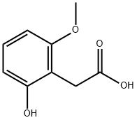 2-Hydroxy-6-methoxyphenylacetic acid Structure