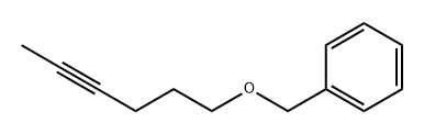 Benzene, [(4-hexyn-1-yloxy)methyl]- 구조식 이미지