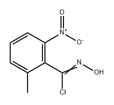 Benzenecarboximidoyl chloride, N-hydroxy-2-methyl-6-nitro- Structure