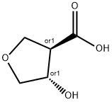 (3S,4R)-4-hydroxyoxolane-3-carboxylic acid Structure