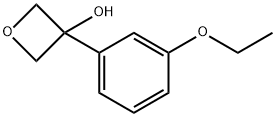 3-Oxetanol, 3-(3-ethoxyphenyl)- Structure