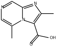 Imidazo[1,2-a]pyrazine-3-carboxylic acid, 2,5-dimethyl- Structure