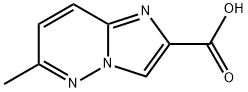 Imidazo[1,2-b]pyridazine-2-carboxylic acid, 6-methyl- Structure