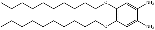1,2-Benzenediamine, 4,5-bis(decyloxy)- Structure