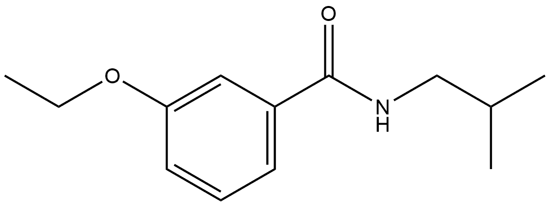 3-Ethoxy-N-(2-methylpropyl)benzamide Structure