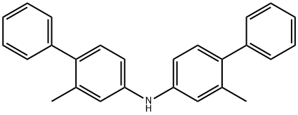 [1,1'-Biphenyl]-4-amine, 2-methyl-N-(2-methyl[1,1'-biphenyl]-4-yl)- Structure