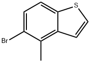 Benzo[b]thiophene, 5-bromo-4-methyl- Structure