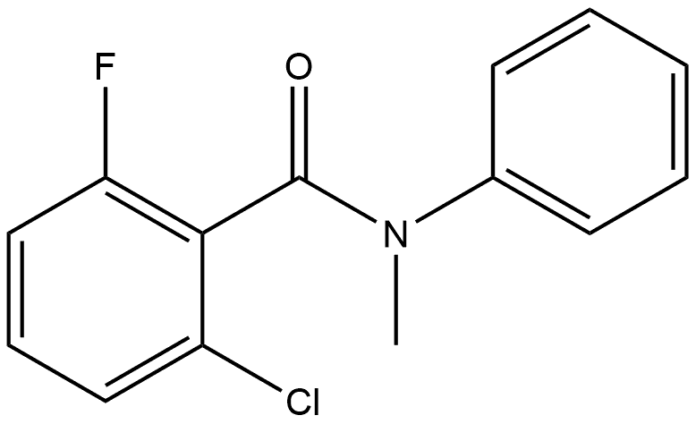2-Chloro-6-fluoro-N-methyl-N-phenylbenzamide Structure