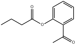 Butanoic acid, 2-acetylphenyl ester Structure