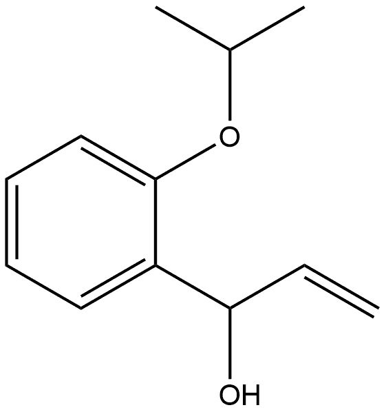 α-Ethenyl-2-(1-methylethoxy)benzenemethanol Structure