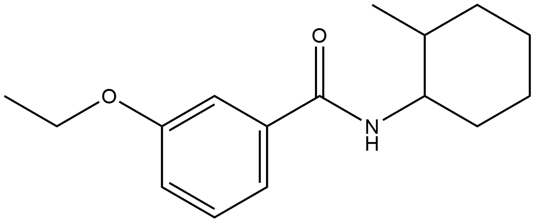 3-Ethoxy-N-(2-methylcyclohexyl)benzamide Structure