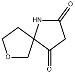 7-Oxa-1-azaspiro[4.4]nonane-2,4-dione 구조식 이미지