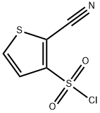 2-cyanothiophene-3-sulfonyl chloride Structure