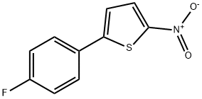 Thiophene, 2-(4-fluorophenyl)-5-nitro- Structure