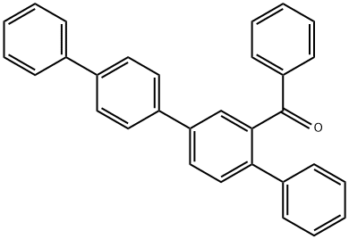 1,1':4',1'':4'',1'''-Quaterphenyl]-2'-yl(phenyl)methanone Structure