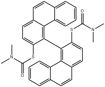 Carbamothioic acid, dimethyl-, S,S-4,4-biphenanthrene-3,3-diyl ester Structure